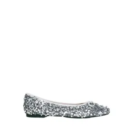 61071-SLR Ballerina Flats - Silver