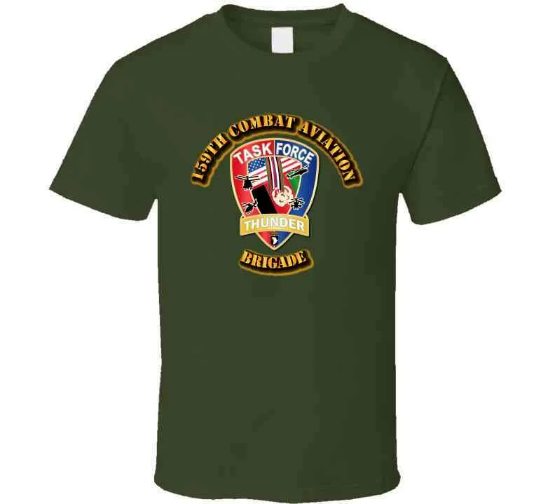 159th Combat Aviation Brigade with Text T Shirt, Premium and Hoodie