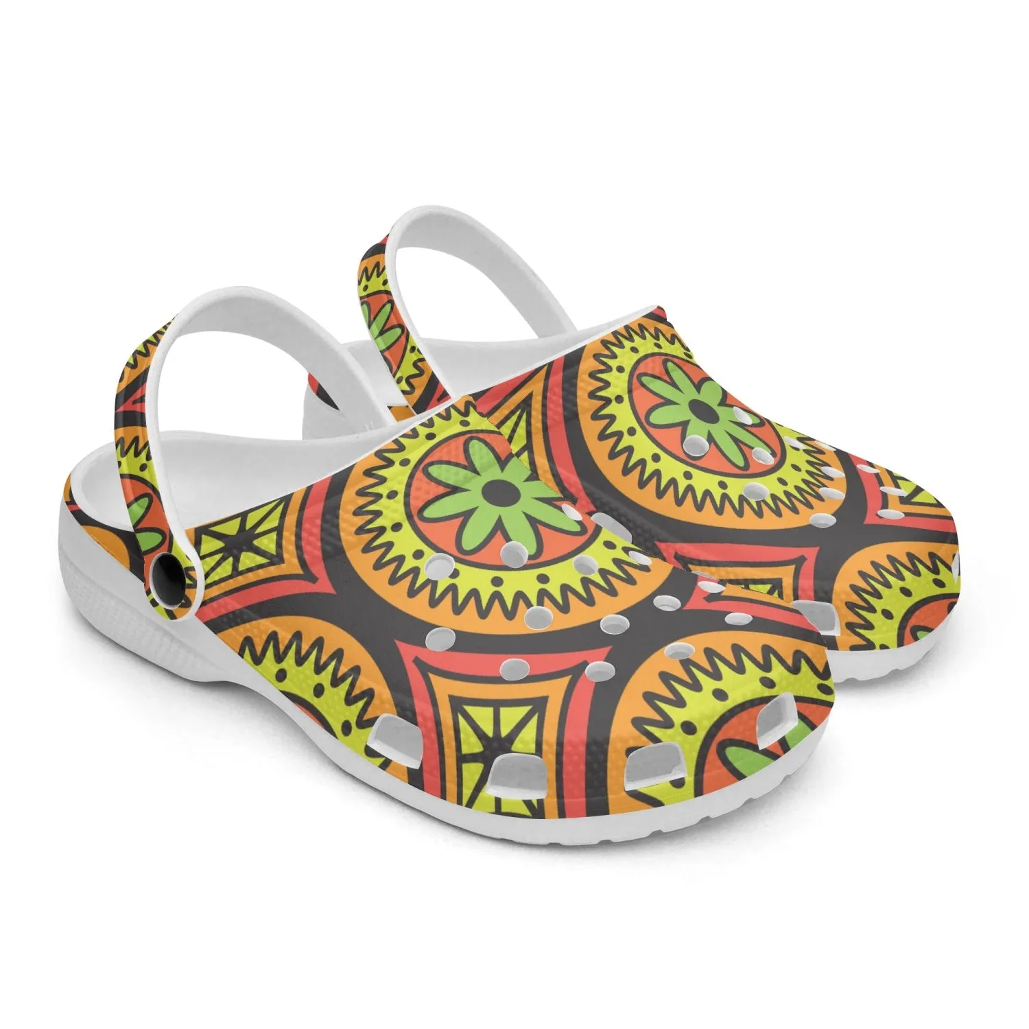 413. All Over Printed Clogs