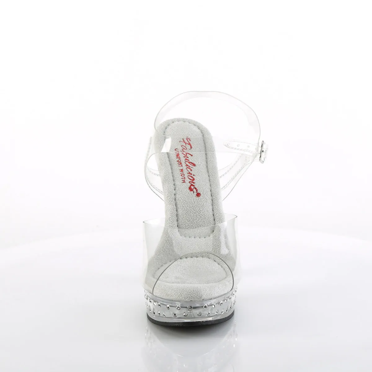 5 Inch Heel MAJESTY-508SDT Clear