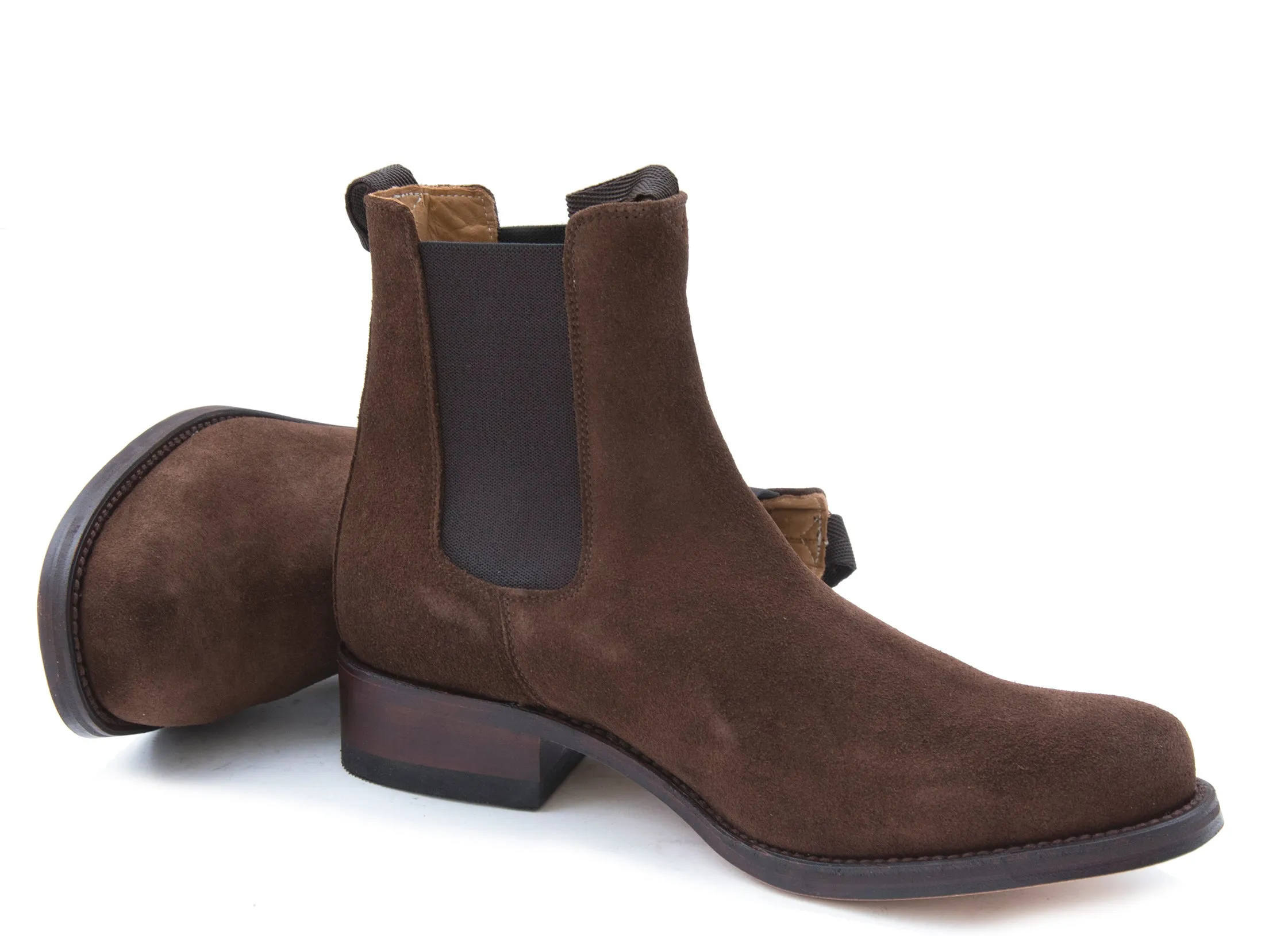 Brown suede Chelsea Boot