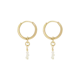 Claire Mini Hoop Earrings - Gold