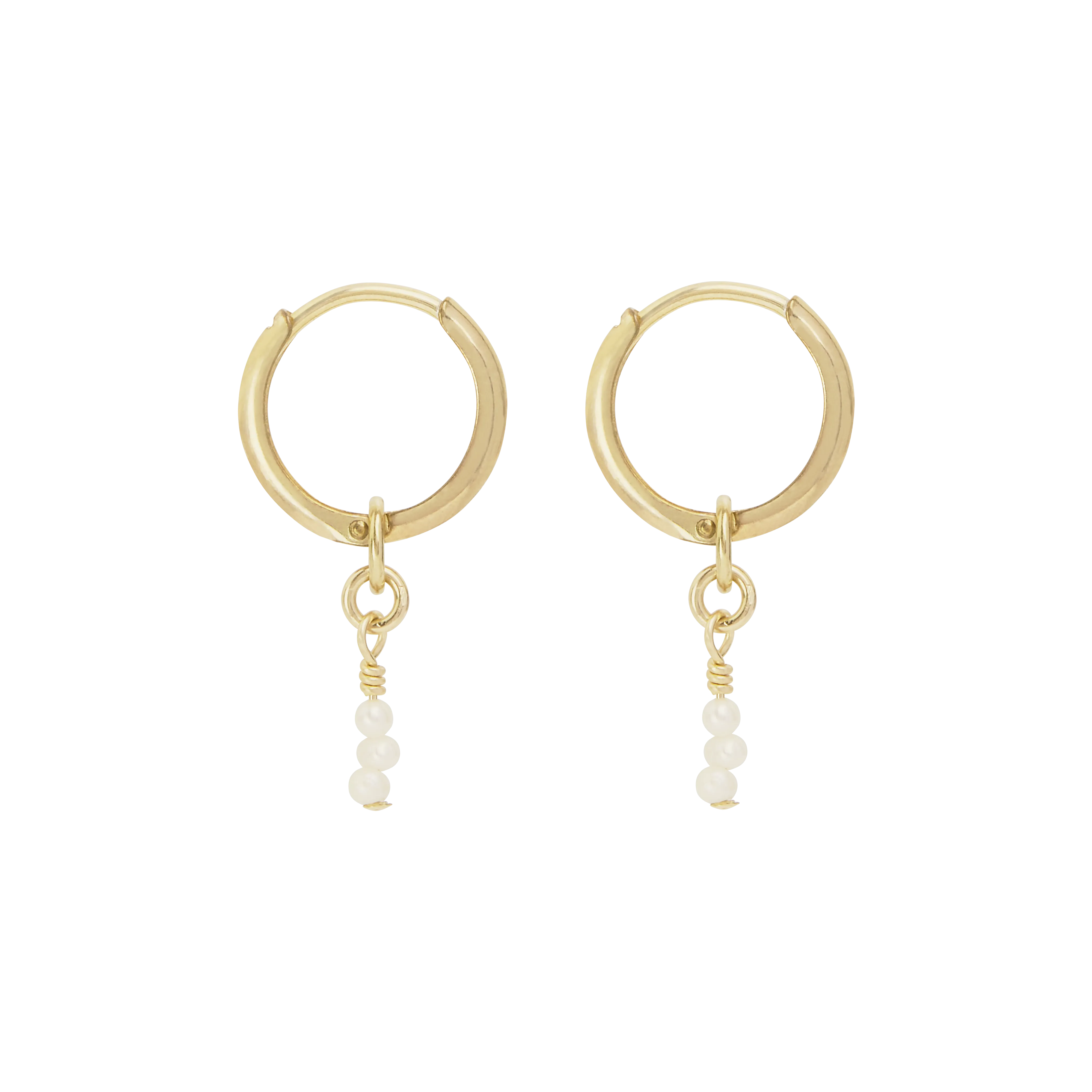 Claire Mini Hoop Earrings - Gold