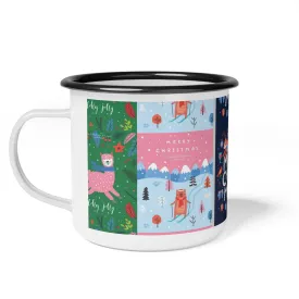 Enamel Camp Cup - Merry Christmas