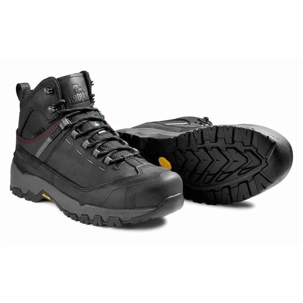 Kodiak Quest Bound Mid Men's 6 Inch Waterproof Composite Toe Work Boot KD0A4TELBLK - Black