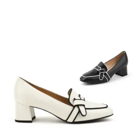 Chunky Heel Loafer: LIZZIE