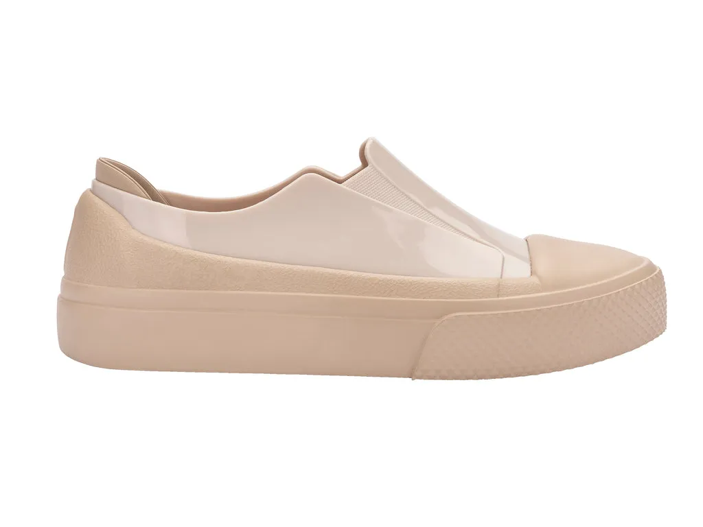 Melissa Blank Canvas AD Beige Slip On Sneakers For Women