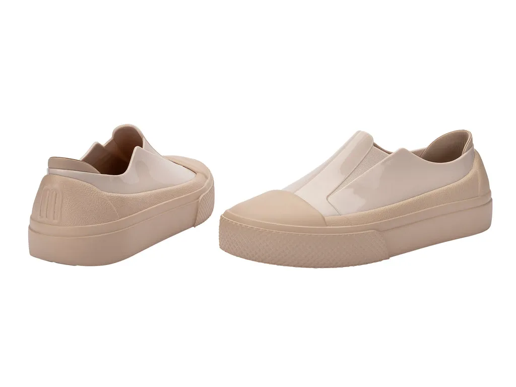 Melissa Blank Canvas AD Beige Slip On Sneakers For Women