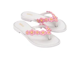 Melissa Flip Flop Spring AD White-Pink Flipflops