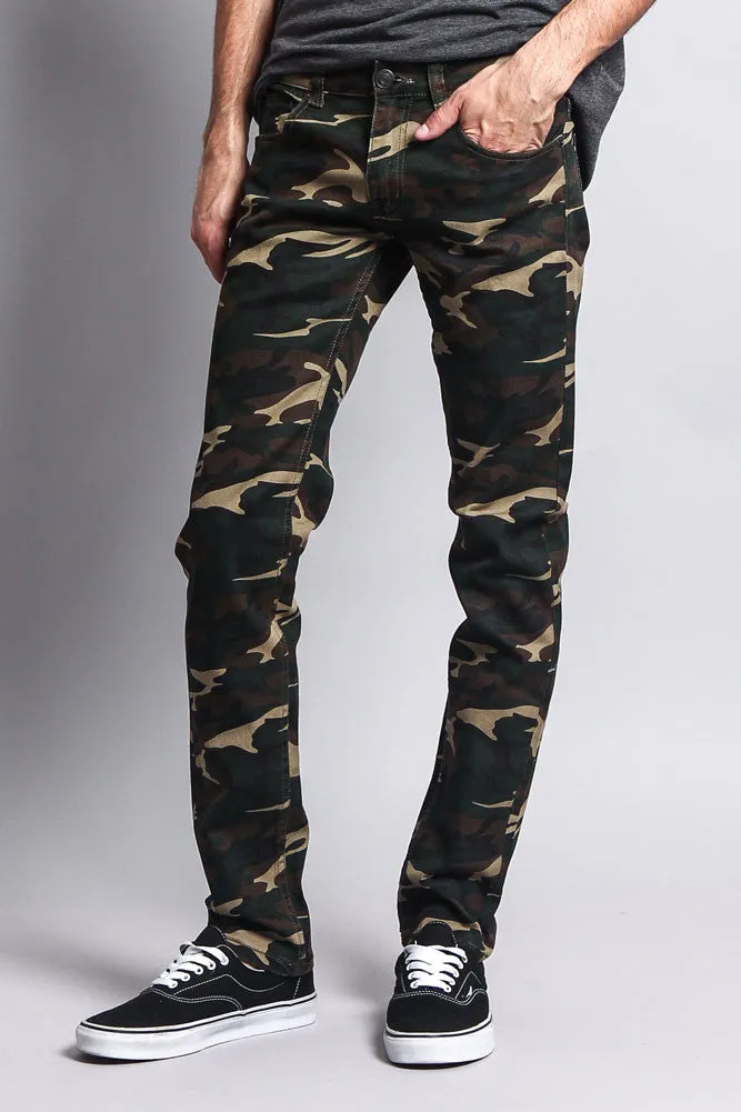 Men's Camo Skinny Jeans