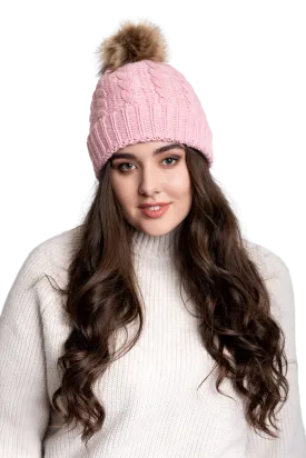 Pink - Cozy Lined Hat