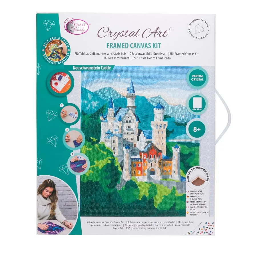 "Castle" Crystal Art Kit 40x50cm