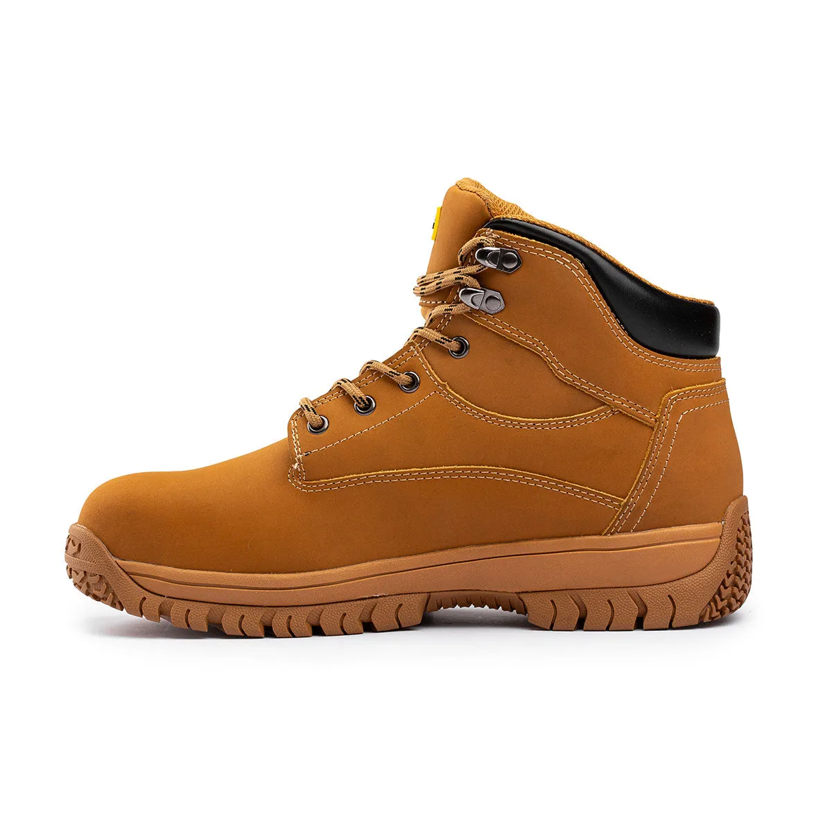 Ryder Mens Wide-Fit Tan Brown Safety Boots