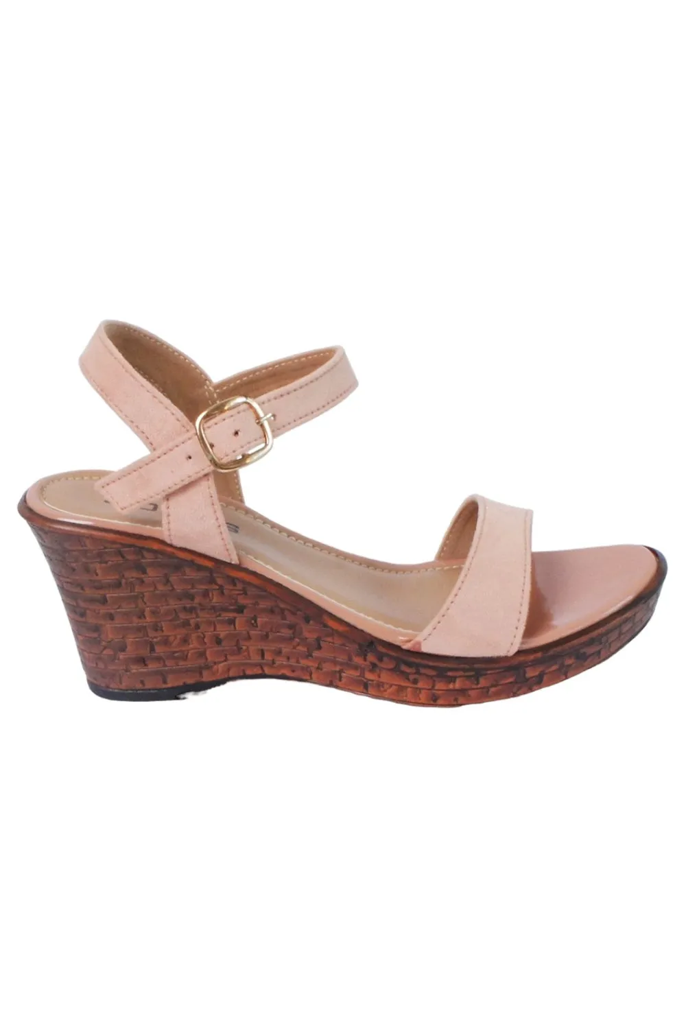 SOLES Chic Pink Wedges Sandals - Add a Pop of Color to Your Outfit