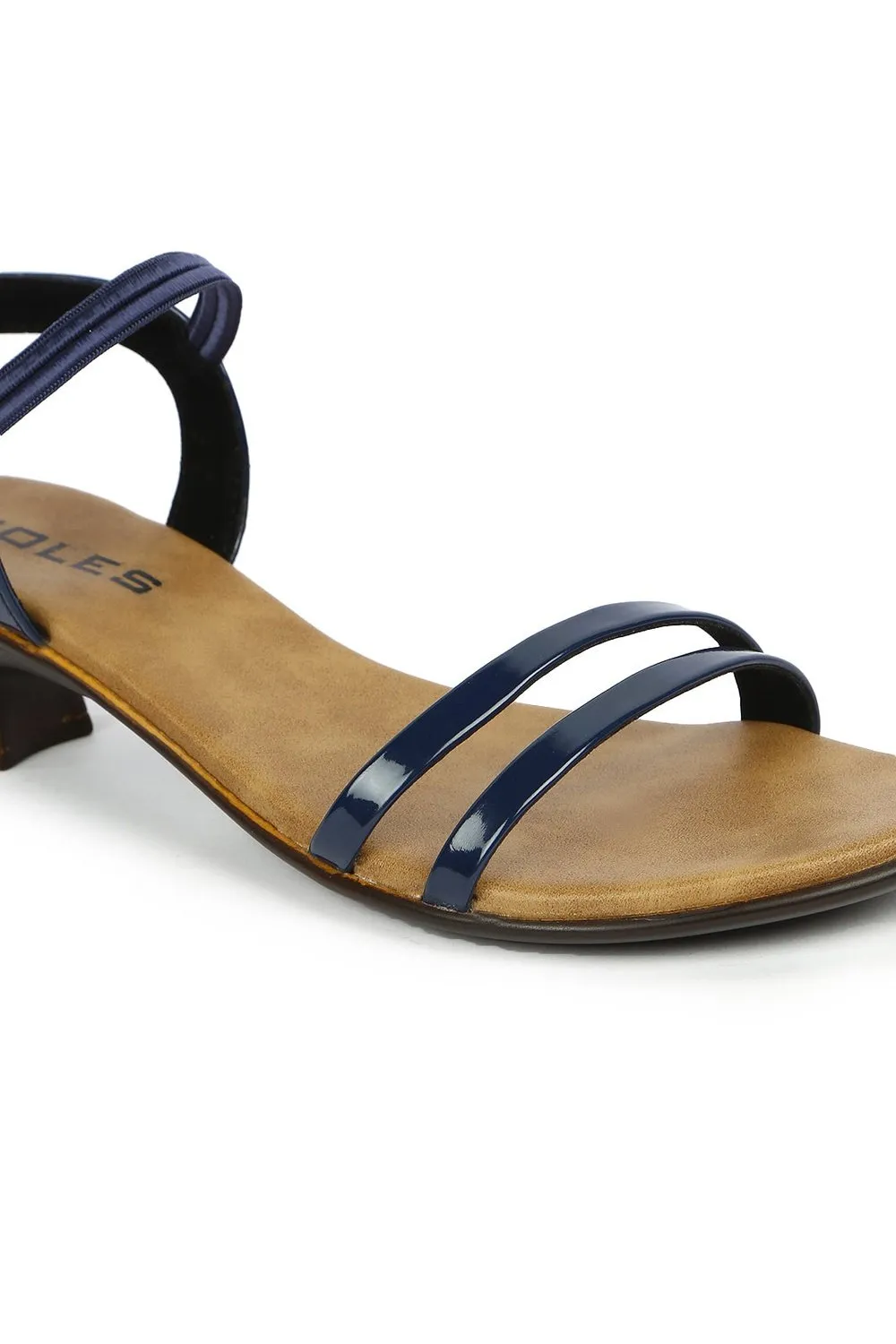 SOLES Trendy Blue Heels Sandals - Cool Elegance for Any Occasion