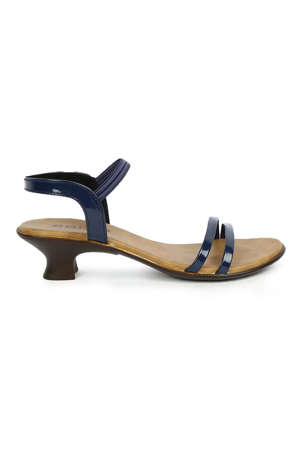 SOLES Trendy Blue Heels Sandals - Cool Elegance for Any Occasion