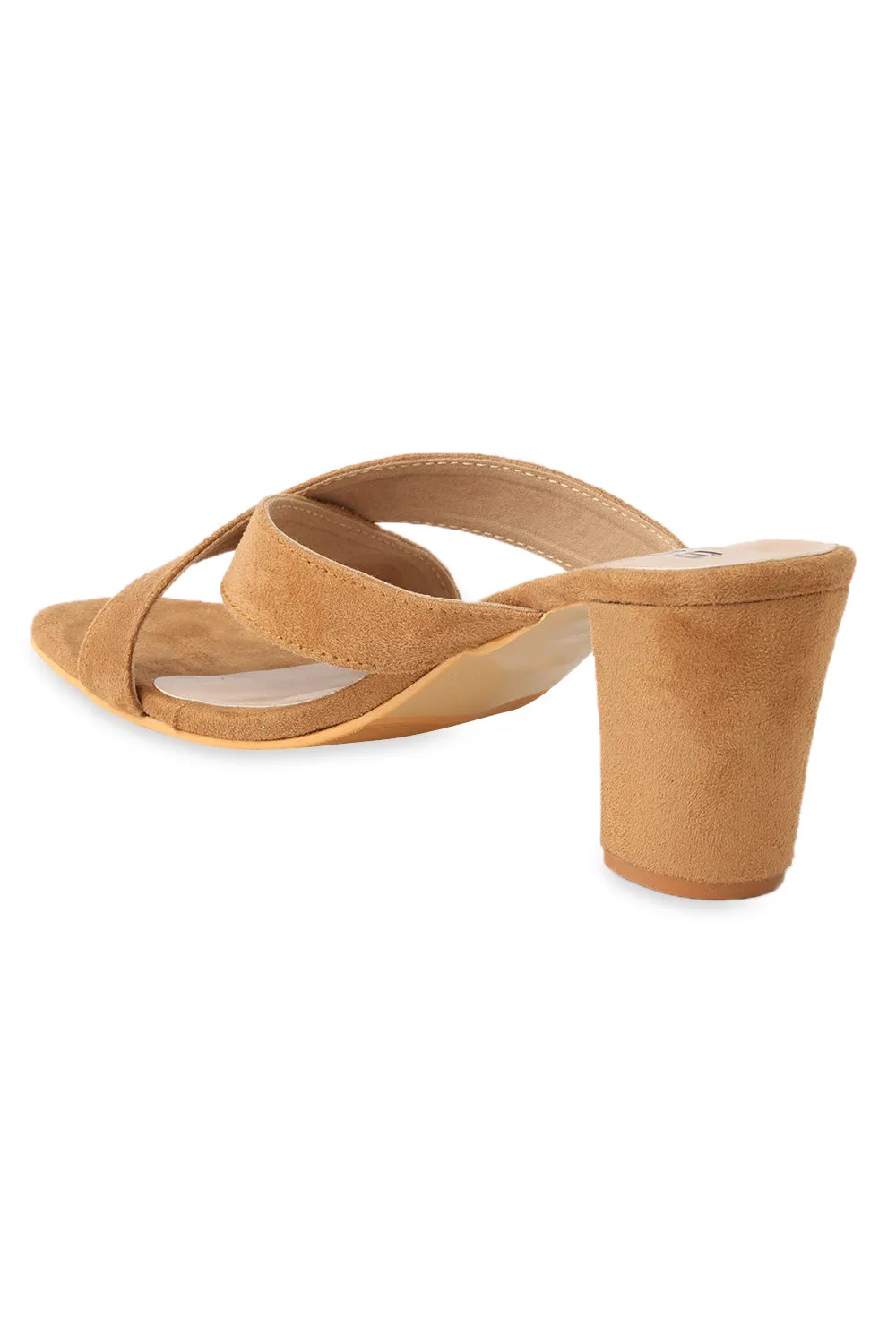 SOLES Women  Tan Heels