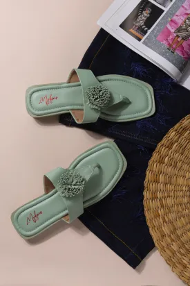 Stella Sea Green Flats