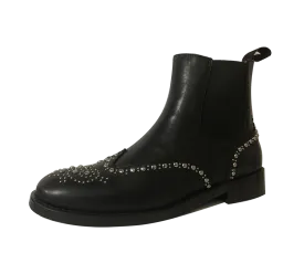 Studded Combat Boots - Final Sale