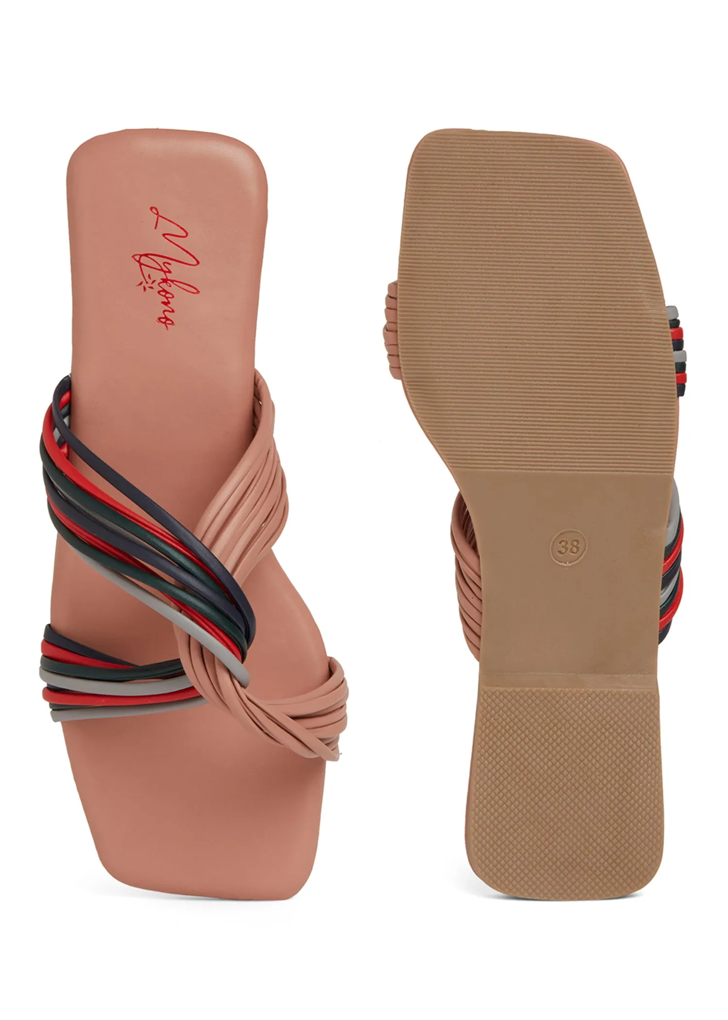 Sybil Peach Flats