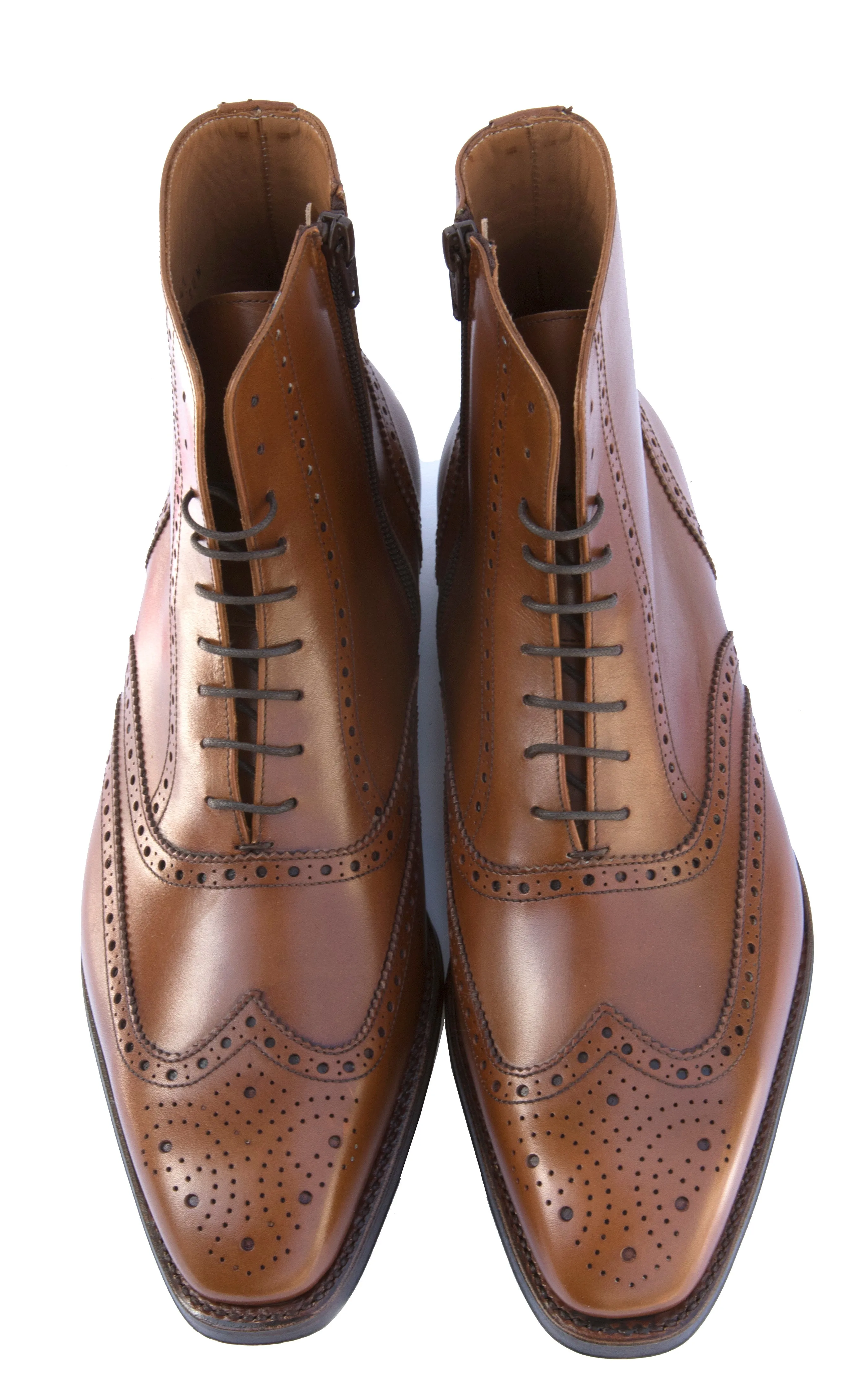 Tan lace up Brogue