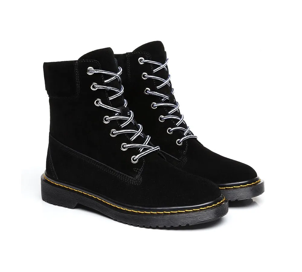 Women Explorer Chunky Lace Up Boots